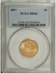 1897 $5 Liberty Half Eagle MS64